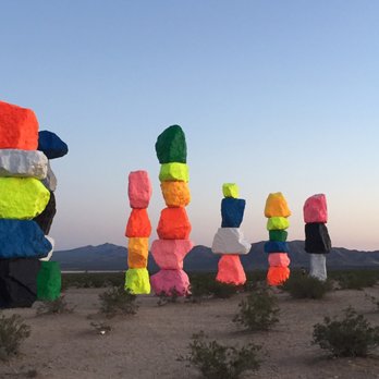 Seven Magic Mountains - Public Art Near Me - Las Vegas, Nevada