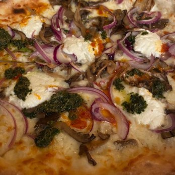 Herb & Sea - Mushroom Veggie Pizza - Seafood Near Me - Encinitas, California