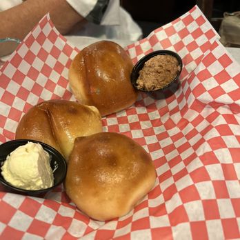 Manny'S Original Chophouse - Fresh rolls with whipped butter and cinnamon butter - Steakhouses Near Me - Lake Wales, Florida Manny'S Original Chophouse - Fresh rolls with whipped butter and cinnamon butter - Steakhouses Near Me - Lake Wales, Florida