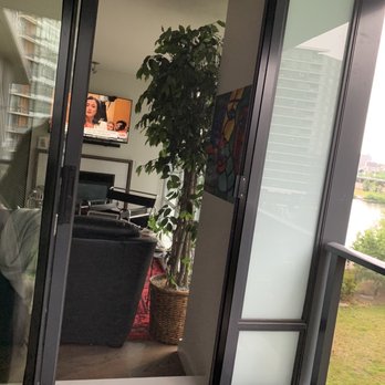 No Fly Zone - View of my new screen door from the balcony. - Shades & Blinds Near Me - Coquitlam, British Columbia No Fly Zone - View of my new screen door from the balcony. - Shades & Blinds Near Me - Coquitlam, British Columbia