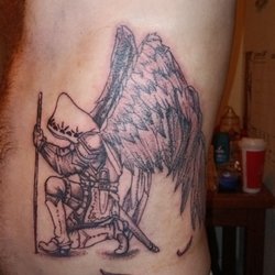 Midwest Tattoo Company - Guardian angel tattoo