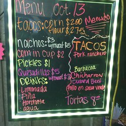 Reza's Taqueria - Menu changes!