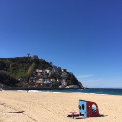 Playa de Ondarreta - Great views & playground together