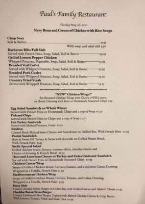 Menu photo 8 Paul's Family Restaurant Elgin, IL Menu photo 8 Paul's Family Restaurant Elgin, IL