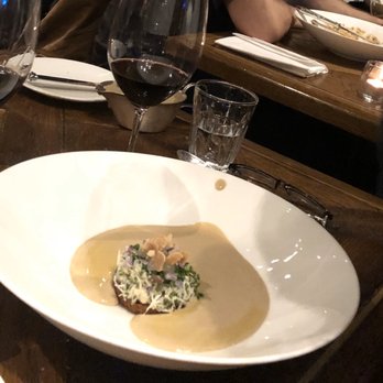 Social Eating House - Crab with almond gazpacho. Best dish of the evening. - British Near Me - London, XGL Social Eating House - Crab with almond gazpacho. Best dish of the evening. - British Near Me - London, XGL
