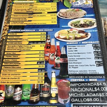 Los Guanacos - Menu - Salvadoran Near Me - Houston, Texas