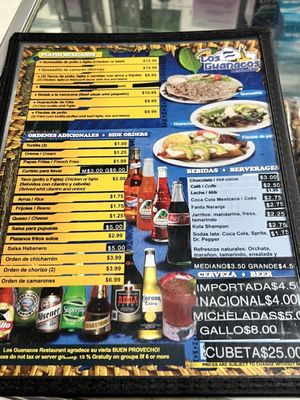 Menu photo 2 Los Guanacos Houston, TX