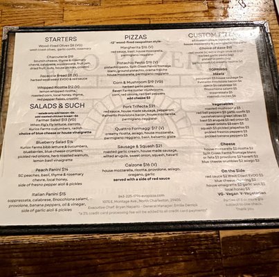 Menu photo 1 EVO Pizzeria North Charleston, SC Menu photo 1 EVO Pizzeria North Charleston, SC
