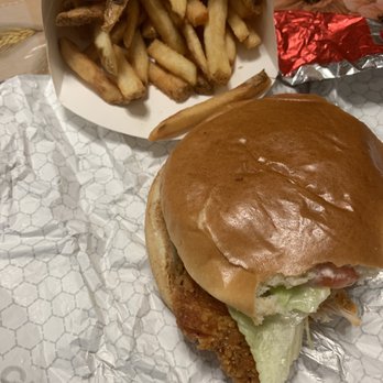 Wendy's - a chicken sandwich and french fries - Burgers Near Me - Surprise, Arizona Wendy's - a chicken sandwich and french fries - Burgers Near Me - Surprise, Arizona