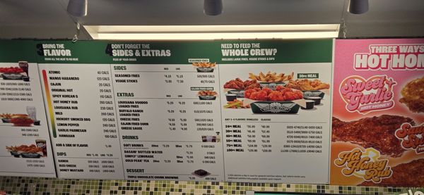 Menu photo 1 Wingstop Medford, NY