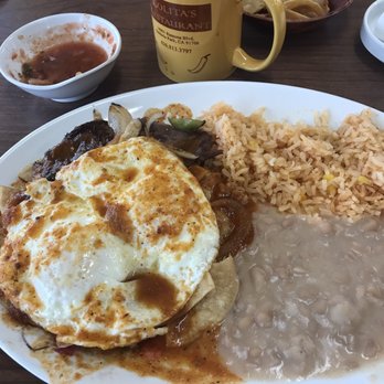 Lolita's Restaurant - Chilaquiles Rojos w/ Ranchera Meat - Mexican Near Me - Baldwin Park, California Lolita's Restaurant - Chilaquiles Rojos w/ Ranchera Meat - Mexican Near Me - Baldwin Park, California
