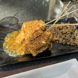 Fresh To Order - Almond chicken skewers w wild rice