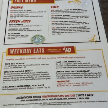Snooze, an A.M. Eatery - Seasonal menu - Breakfast & Brunch Near Me - Orange, California Snooze, an A.M. Eatery - Seasonal menu - Breakfast & Brunch Near Me - Orange, California