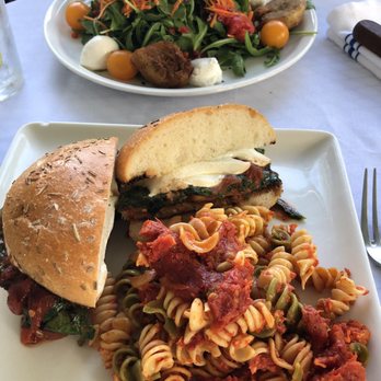 Farm Country Kitchen - Portofino Sandwich and The Sophia Salad - American Near Me - Riverhead, New York Farm Country Kitchen - Portofino Sandwich and The Sophia Salad - American Near Me - Riverhead, New York