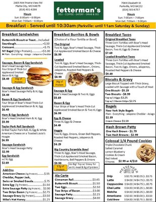 Menu photo 1 Fetterman’s Platte City, MO Menu photo 1 Fetterman’s Platte City, MO