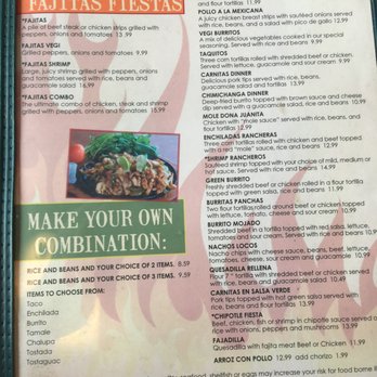 El Charro - Menu 2/3 - Mexican Near Me - Knoxville, Tennessee