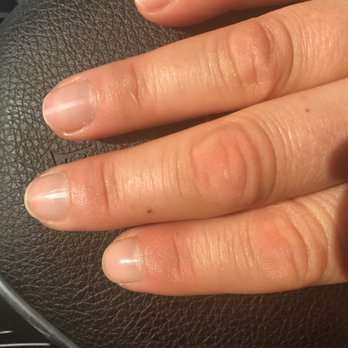 Venetian Nail Design - Cuticle beds are a disaster, could've done a better job myself. - Nail Salons Near Me - Houston, Texas Venetian Nail Design - Cuticle beds are a disaster, could've done a better job myself. - Nail Salons Near Me - Houston, Texas