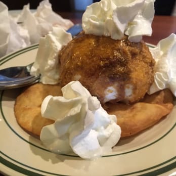 Me & Julio - Fried ice cream. Laced with honey and cinnamon on a fried tortilla. - Mexican Near Me - Fitchburg, Wisconsin