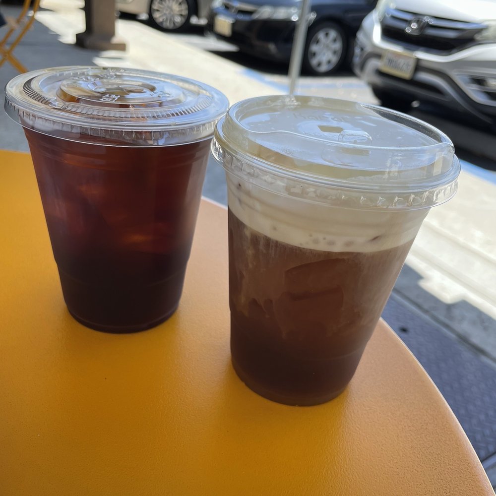 Flat White Coffee - Cold Brew & Mango Cream Cold Brew - Cafes Near Me - Cypress, California Flat White Coffee - Cold Brew & Mango Cream Cold Brew - Cafes Near Me - Cypress, California