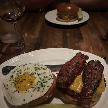 Au Cheval - Classic Au Cheval Double Cheeseburger + Bacon & egg - Burgers Near Me - New York, New York Au Cheval - Classic Au Cheval Double Cheeseburger + Bacon & egg - Burgers Near Me - New York, New York