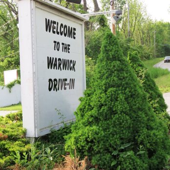 Warwick Drive In - Sign at entrance, - Drive-In Theater Near Me - Warwick, New York