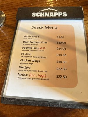 Menu photo 5 Schnapps Bar National Park, MWT Menu photo 5 Schnapps Bar National Park, MWT