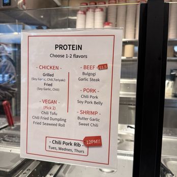 Koreatgo - Protein menu options - Korean Near Me - New York, New York Koreatgo - Protein menu options - Korean Near Me - New York, New York
