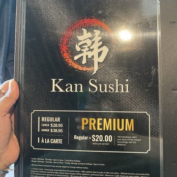 Kan Sushi - Price per person - Sushi Bars Near Me - Honolulu, Hawaii