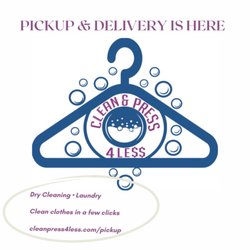 Clean & Press For Less - Laundry & Dry cleaning done from your phone! Pick & Delivery is here.