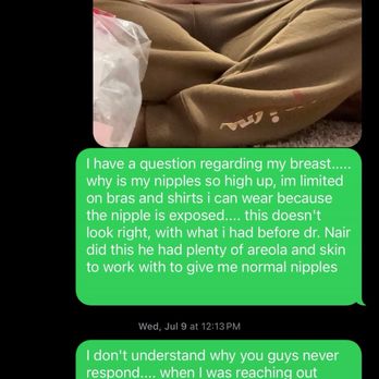 Narayanan Nair, MD - Staff reaching out 1 month later after attempts of calling and texting them - Plastic Surgeons Near Me - Coral Gables, Florida Narayanan Nair, MD - Staff reaching out 1 month later after attempts of calling and texting them - Plastic Surgeons Near Me - Coral Gables, Florida