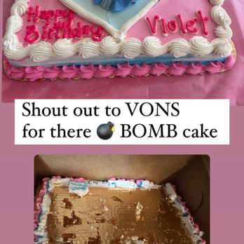 Vons - princess cake - Grocery Near Me - Pasadena, California
