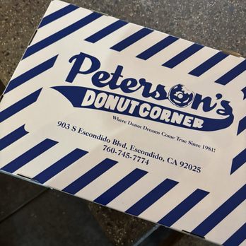 Peterson's Donut Corner - Donuts Near Me - Escondido, California Peterson's Donut Corner - Donuts Near Me - Escondido, California