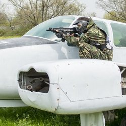 Gran Paintball - Avión en Gran Paintball Madrid