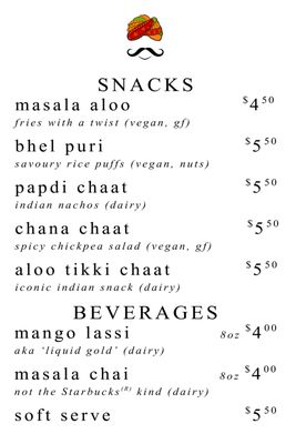 Menu photo 5 Spice Waala Seattle, WA
