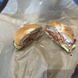Lox bagel