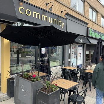 Community Restaurant - Outside - Vegan Near Me - Oakville, Ontario Community Restaurant - Outside - Vegan Near Me - Oakville, Ontario