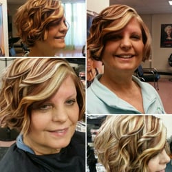 Sampson's Hair Salon - Cut color with Hilites and eyebrows