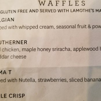 Pop Over Eatery - Waffle Menu - Breakfast & Brunch Near Me - Simsbury, Connecticut