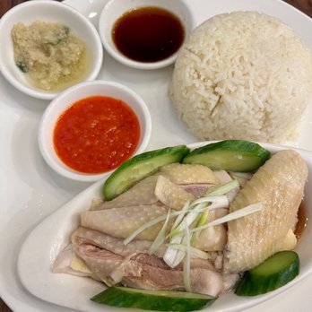 Ipoh Kopitiam - Hainan chicken rice - best seller on the menu. - Malaysian Near Me - Alhambra, California