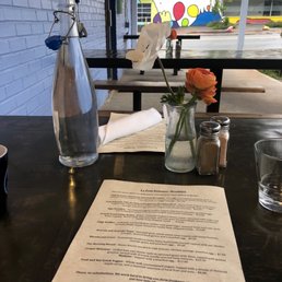 Petit Chou - Outdoor patio is quaint and perfect - menu - Breakfast & Brunch Near Me - Atlanta, Georgia