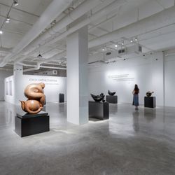 The Wall Art Gallery - Image of a section of the gallery during our solo exhibition for Jiménez Deredia last year.