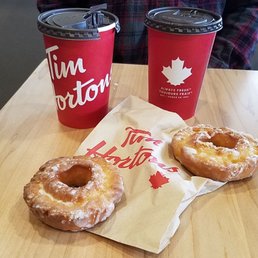 The one my daughter told me to get...sour cream glazed old fashion. The one my daughter told me to get...sour cream glazed old fashion.