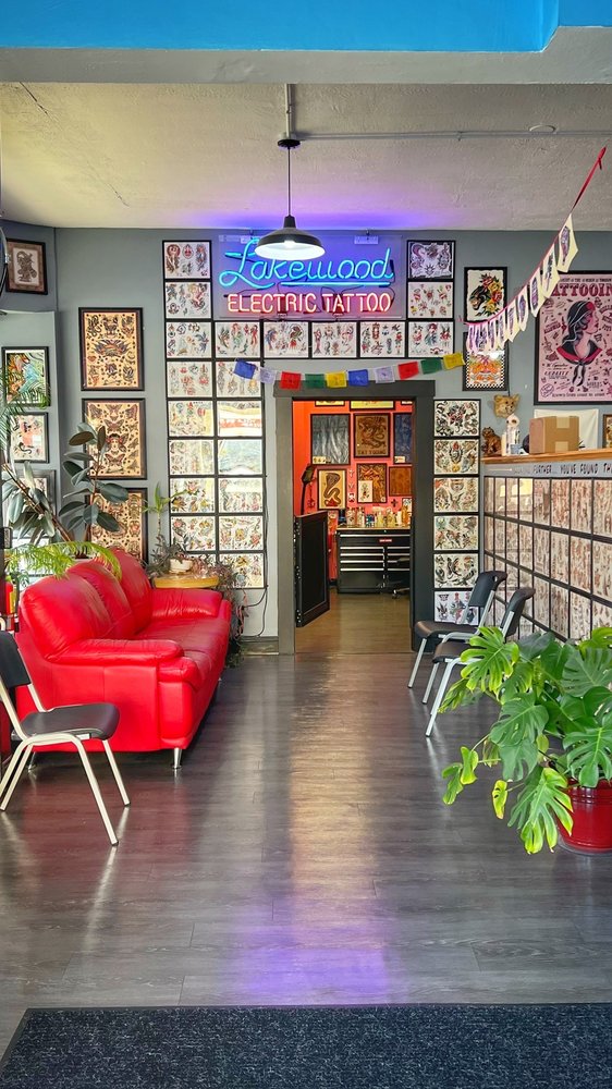 Lakewood Electric Tattoo Logo