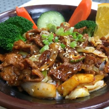 Maki-Yaki Express - #53 spicy pork bowl, $5.95 - Japanese Near Me - Laguna Hills, California