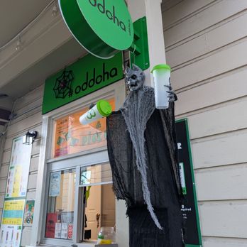 oddcha - Spooky season is here - ordering window - Bubble Tea Near Me - San Rafael, California