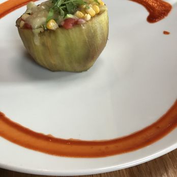 Sazon - Stuffed eggplant - Mexican Near Me - Santa Fe, New Mexico
