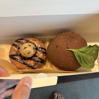 Sidecar Doughnuts & Coffee - Cookie dough and Basil Eggs & Benedict - Donuts Near Me - Los Angeles, California Sidecar Doughnuts & Coffee - Cookie dough and Basil Eggs & Benedict - Donuts Near Me - Los Angeles, California