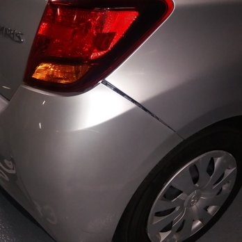 DENT All Stars - Before fix Gap, right panel misaligned - Mobile Dent Repair Near Me