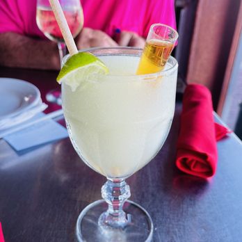 Conch Republic Seafood - Million dollar margarita w/ a shot. Very good. - Seafood Near Me - Key West, Florida