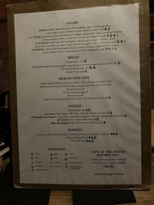 Menu photo 4 La Alcoba Azul Barcelona, B Menu photo 4 La Alcoba Azul Barcelona, B